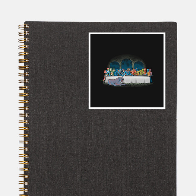 Grayskull Dinner-none glossy sticker-trheewood