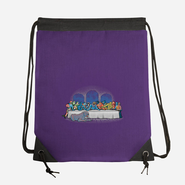 Grayskull Dinner-none drawstring bag-trheewood