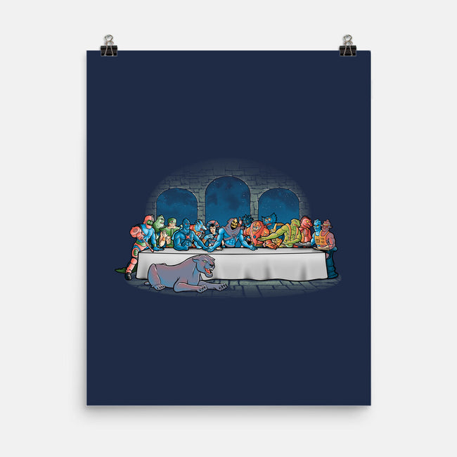 Grayskull Dinner-none matte poster-trheewood