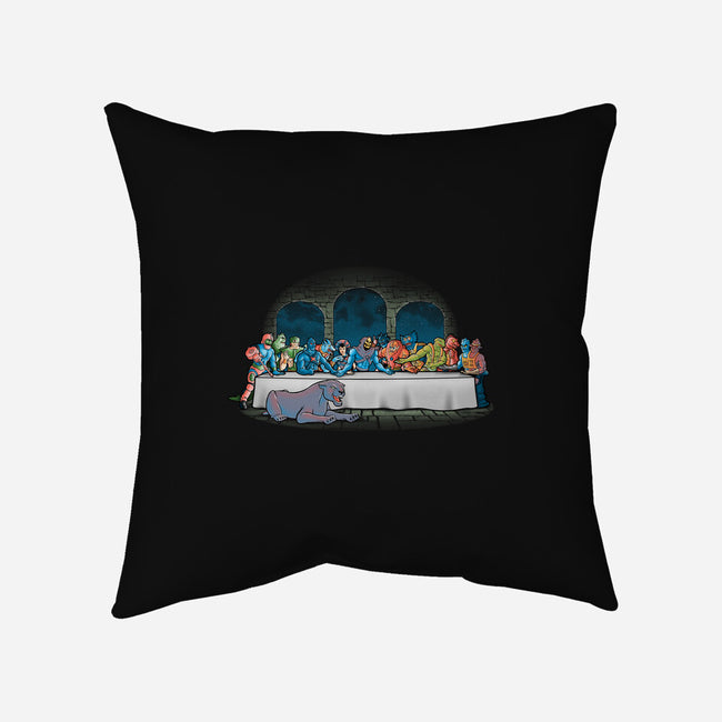 Grayskull Dinner-none removable cover throw pillow-trheewood