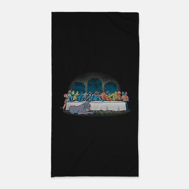 Grayskull Dinner-none beach towel-trheewood