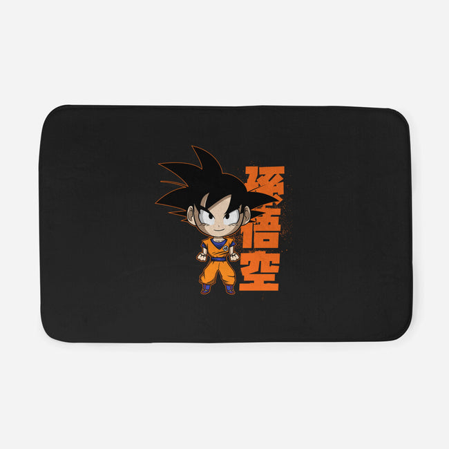 Son Goku Chibi-none memory foam bath mat-Diegobadutees