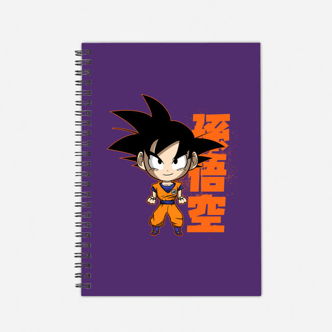 Son Goku Chibi-none dot grid notebook-Diegobadutees