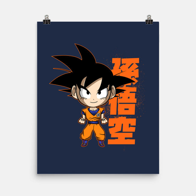 Son Goku Chibi-none matte poster-Diegobadutees