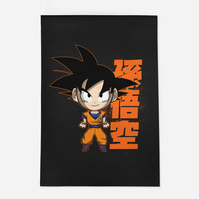 Son Goku Chibi-none indoor rug-Diegobadutees