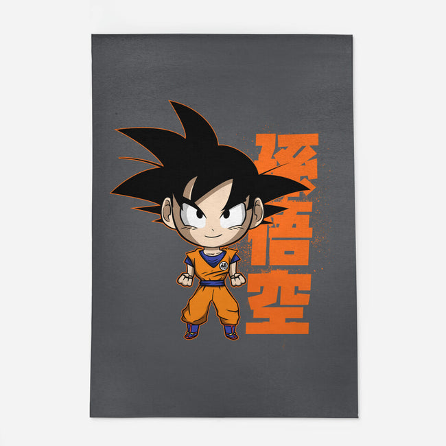 Son Goku Chibi-none indoor rug-Diegobadutees