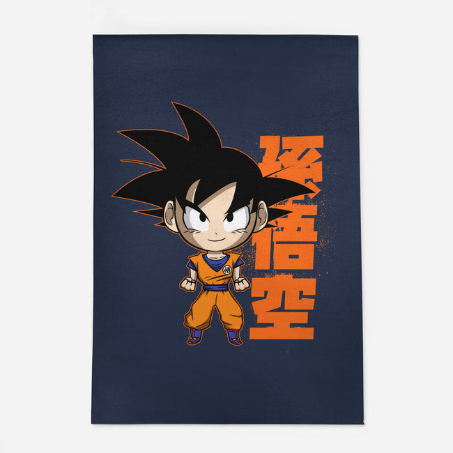 Son Goku Chibi-none indoor rug-Diegobadutees