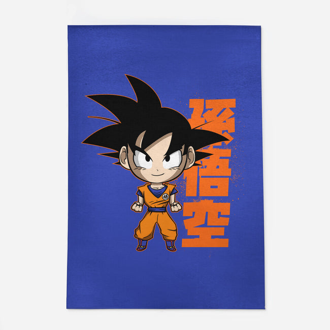 Son Goku Chibi-none indoor rug-Diegobadutees
