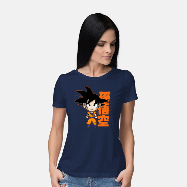 Son Goku Chibi-womens basic tee-Diegobadutees