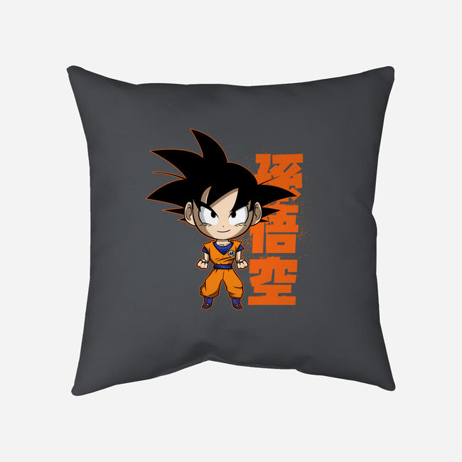 Son Goku Chibi-none removable cover throw pillow-Diegobadutees