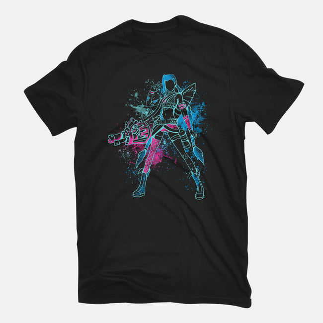 She Was Here-womens fitted tee-yumie