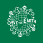 Save Our Planet-none polyester shower curtain-DrMonekers