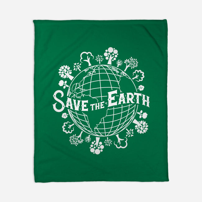 Save Our Planet-none fleece blanket-DrMonekers