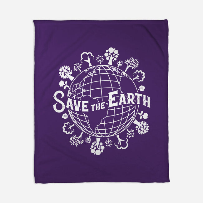 Save Our Planet-none fleece blanket-DrMonekers