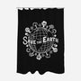 Save Our Planet-none polyester shower curtain-DrMonekers