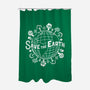 Save Our Planet-none polyester shower curtain-DrMonekers