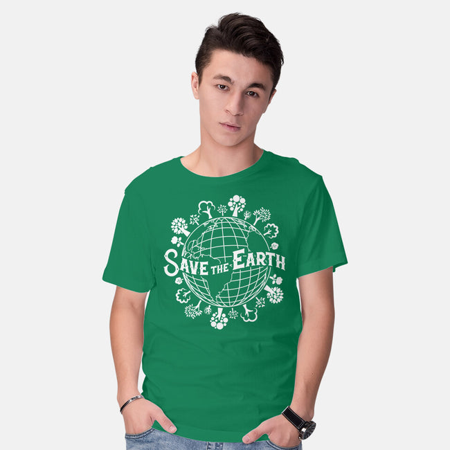Save Our Planet-mens basic tee-DrMonekers