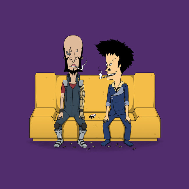 Stupid Space Cowboys-none removable cover w insert throw pillow-pigboom