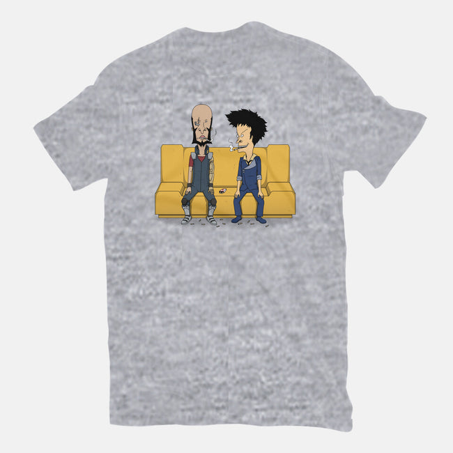 Stupid Space Cowboys-womens fitted tee-pigboom