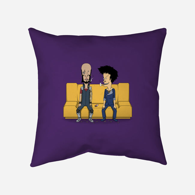 Stupid Space Cowboys-none removable cover w insert throw pillow-pigboom
