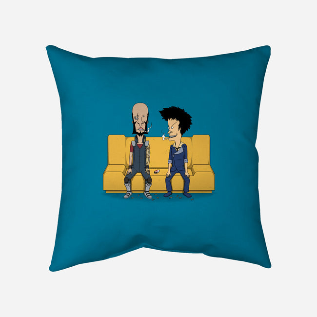 Stupid Space Cowboys-none removable cover throw pillow-pigboom