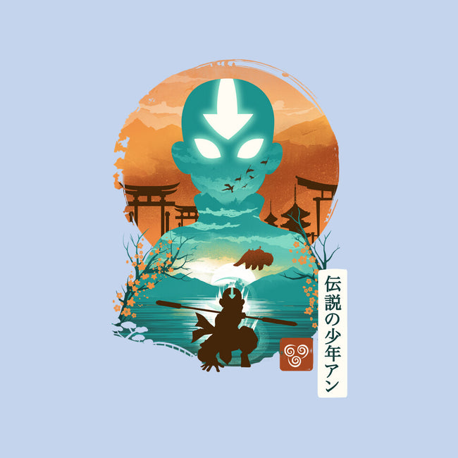 Ukiyo E Airbender-none removable cover throw pillow-dandingeroz