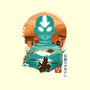 Ukiyo E Airbender-none removable cover w insert throw pillow-dandingeroz
