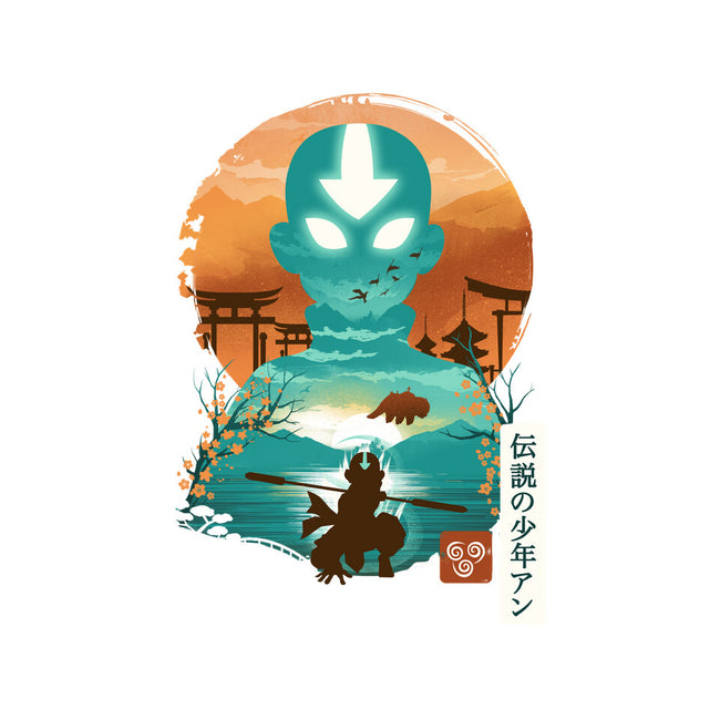 Ukiyo E Airbender-none glossy sticker-dandingeroz