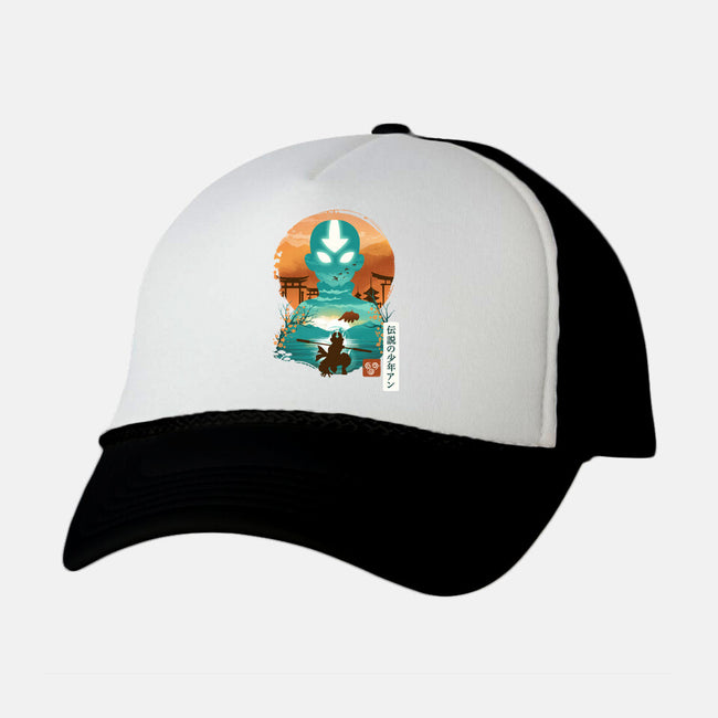Ukiyo E Airbender-unisex trucker hat-dandingeroz