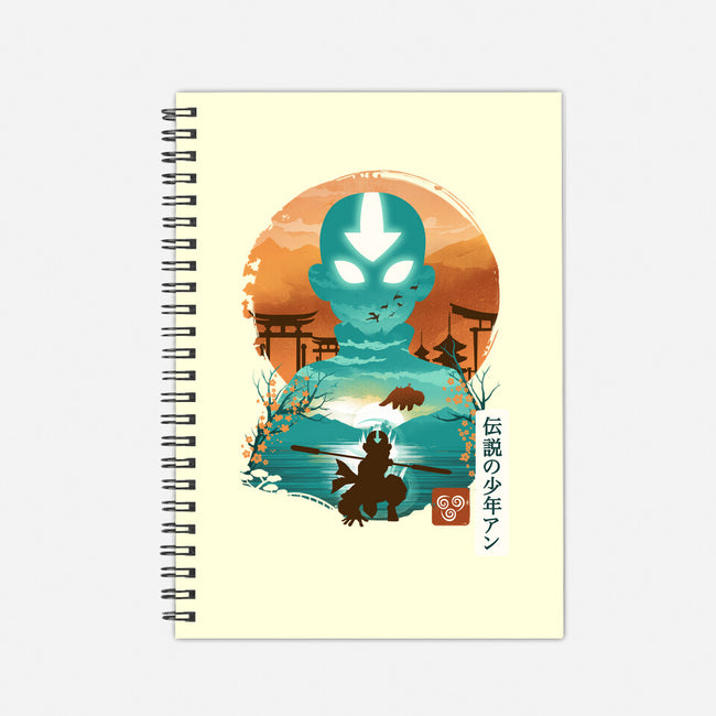 Ukiyo E Airbender-none dot grid notebook-dandingeroz