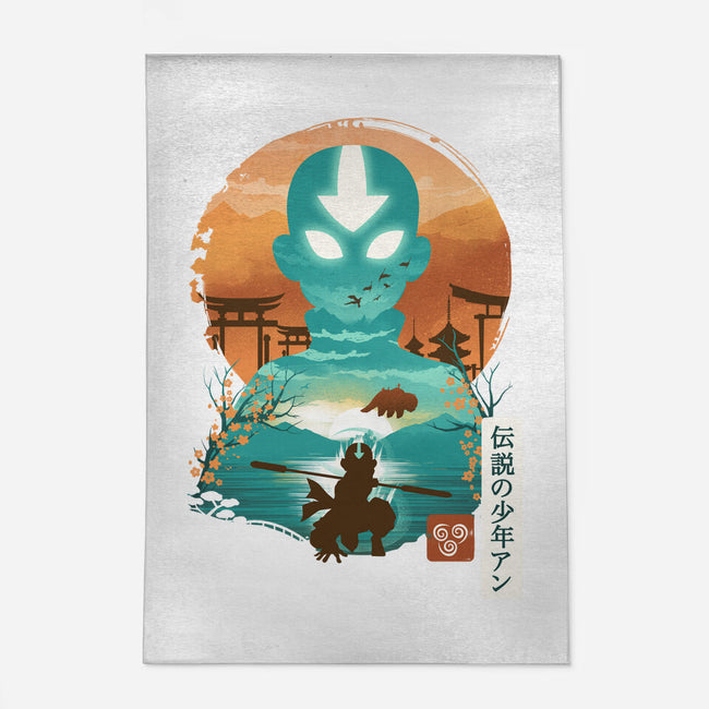 Ukiyo E Airbender-none outdoor rug-dandingeroz