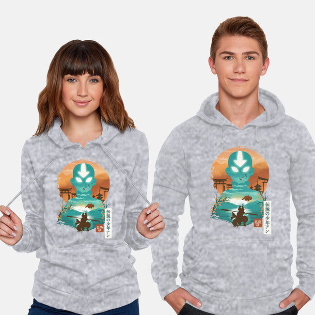 Ukiyo E Airbender-unisex pullover sweatshirt-dandingeroz