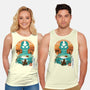 Ukiyo E Airbender-unisex basic tank-dandingeroz