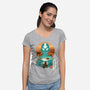 Ukiyo E Airbender-womens v-neck tee-dandingeroz