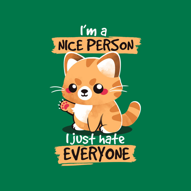 Nice Person-none removable cover w insert throw pillow-NemiMakeit
