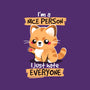 Nice Person-none removable cover w insert throw pillow-NemiMakeit
