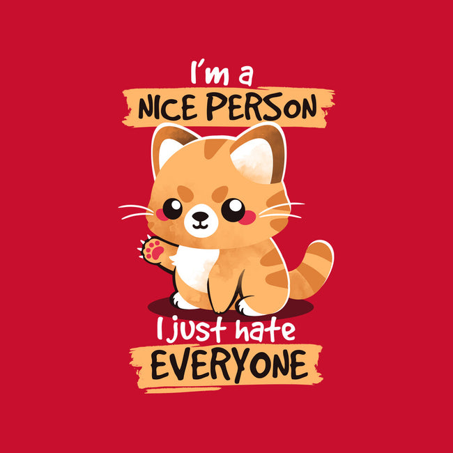 Nice Person-youth crew neck sweatshirt-NemiMakeit