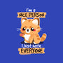 Nice Person-none removable cover w insert throw pillow-NemiMakeit