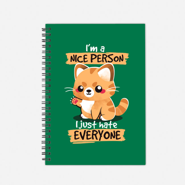 Nice Person-none dot grid notebook-NemiMakeit