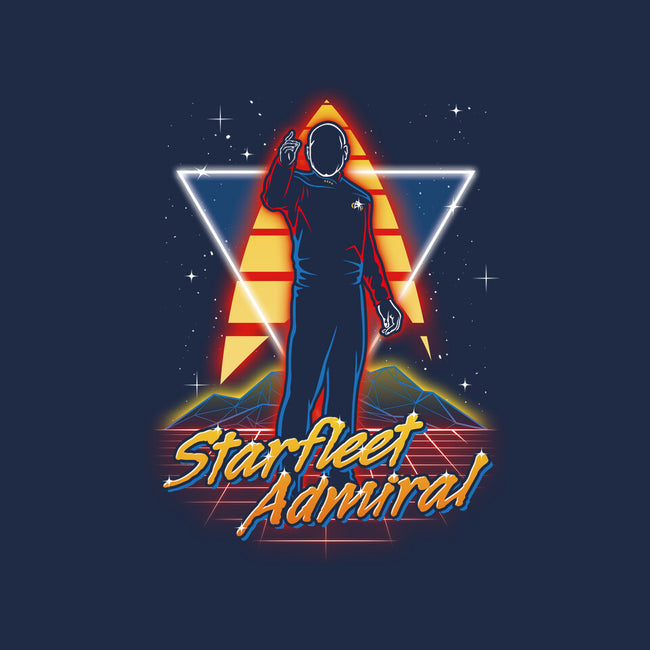Retro Starfleet Admiral-none glossy sticker-Olipop