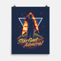 Retro Starfleet Admiral-none matte poster-Olipop
