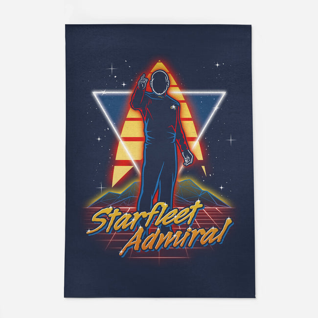 Retro Starfleet Admiral-none outdoor rug-Olipop