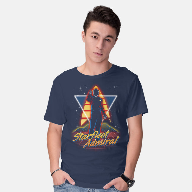 Retro Starfleet Admiral-mens basic tee-Olipop