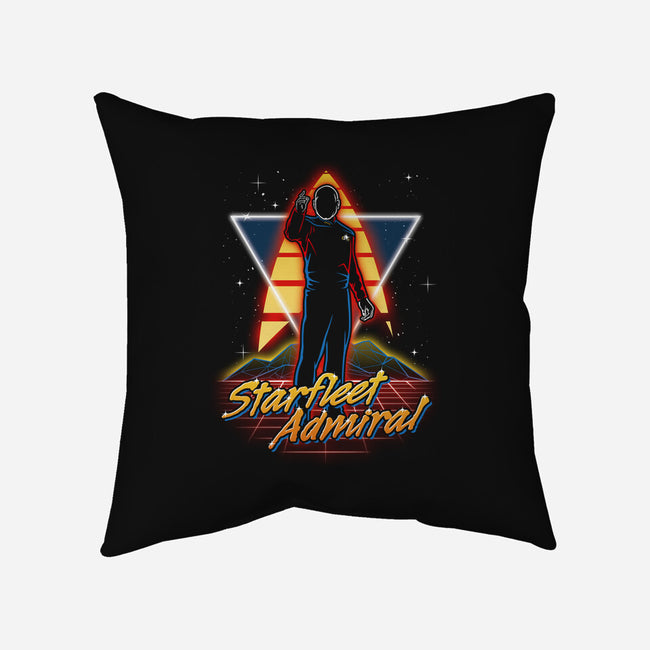 Retro Starfleet Admiral-none removable cover w insert throw pillow-Olipop
