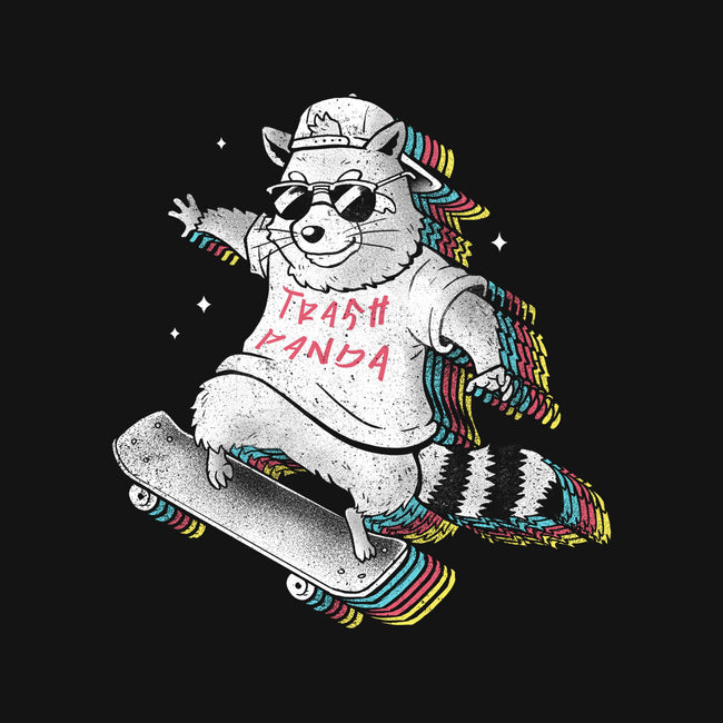 Rainbow Trash Panda-mens basic tee-eduely