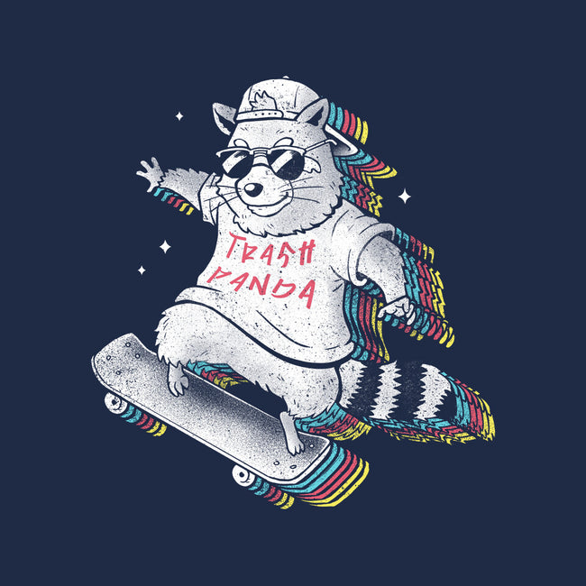 Rainbow Trash Panda-none drawstring bag-eduely