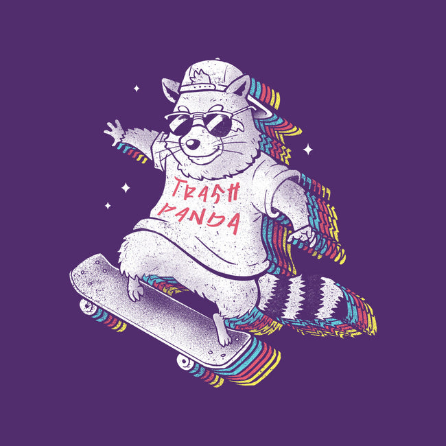 Rainbow Trash Panda-none basic tote-eduely