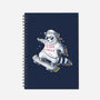 Rainbow Trash Panda-none dot grid notebook-eduely