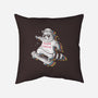Rainbow Trash Panda-none removable cover w insert throw pillow-eduely