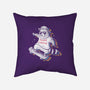 Rainbow Trash Panda-none removable cover w insert throw pillow-eduely